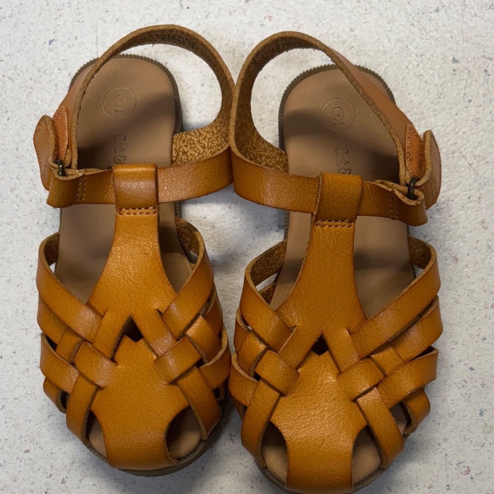 Cat & Jack Brown Kids Sandals